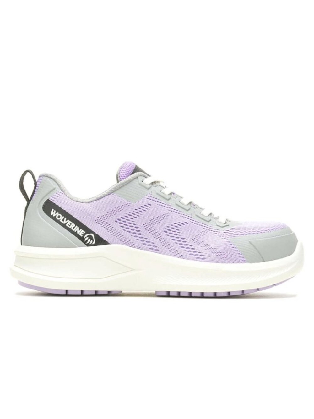 Wolverine Women's Bolt DuraShocks Knit CarbonMax Lavender Work Shoes